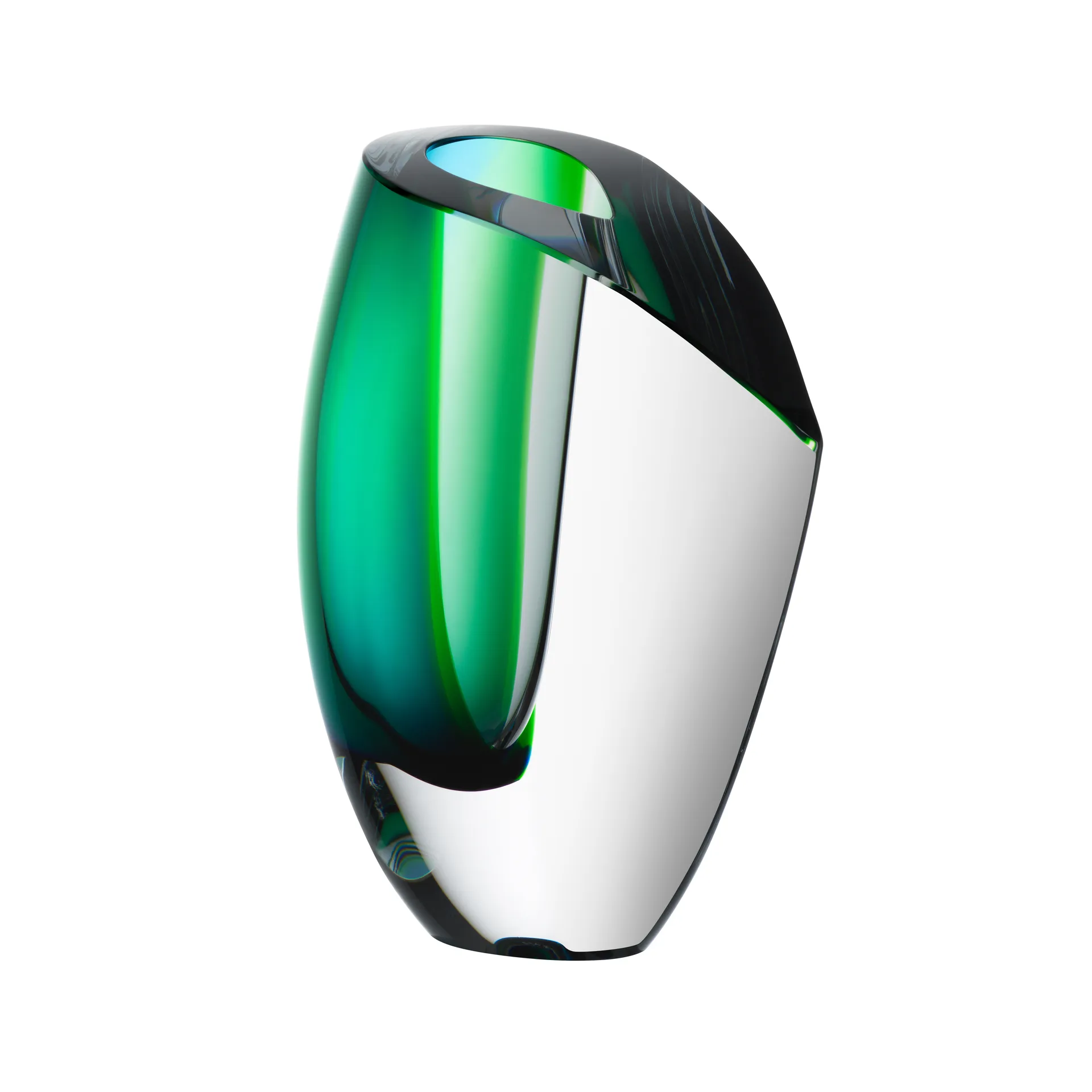 Mirage maljakko 21 cm, Vihreä-sininen Kosta Boda