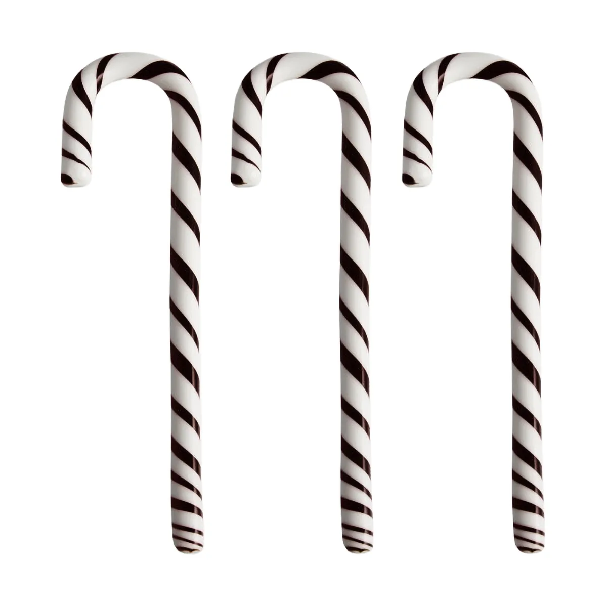 Polka kepit 17 cm 3-pack, Valkoinen-musta Kosta Boda