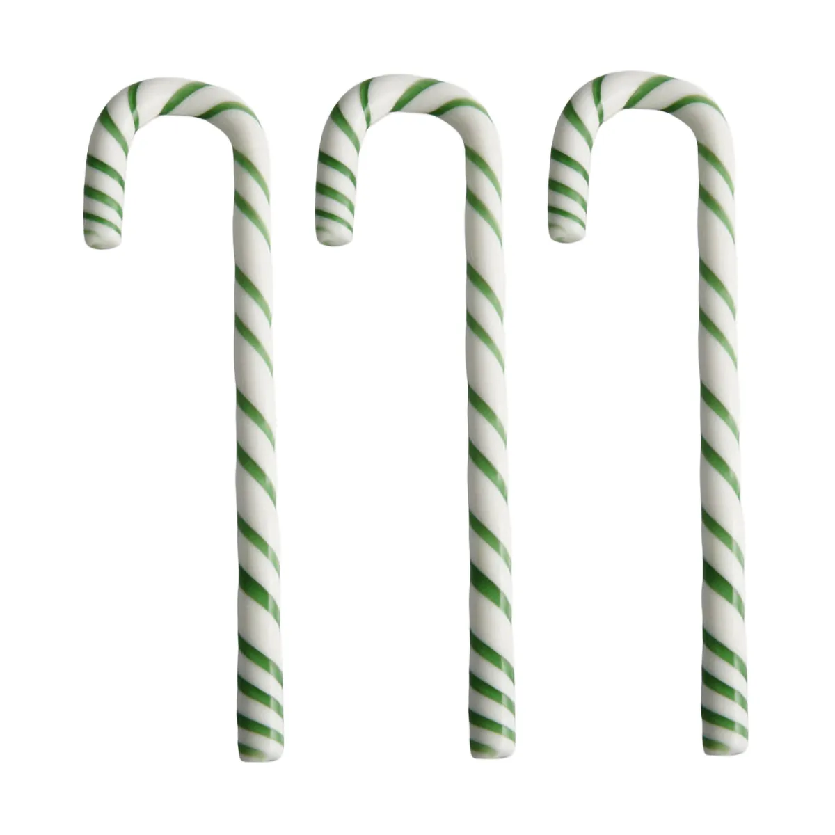 Polka kepit 17 cm 3-pack, Valkoinen-vihreä Kosta Boda