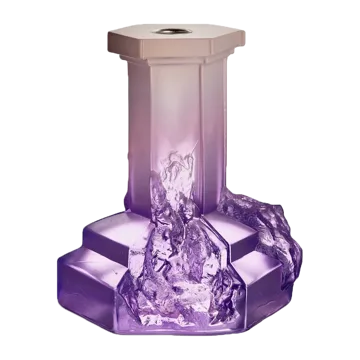 Rocky Baroque -kynttilänjalka 175 mm - Syreeni - Kosta Boda