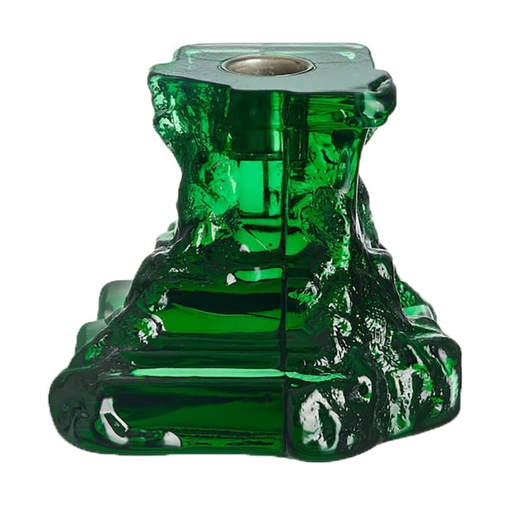 Rocky Baroque -kynttilänjalka 95 mm - Smaragdin vihreä - Kosta Boda