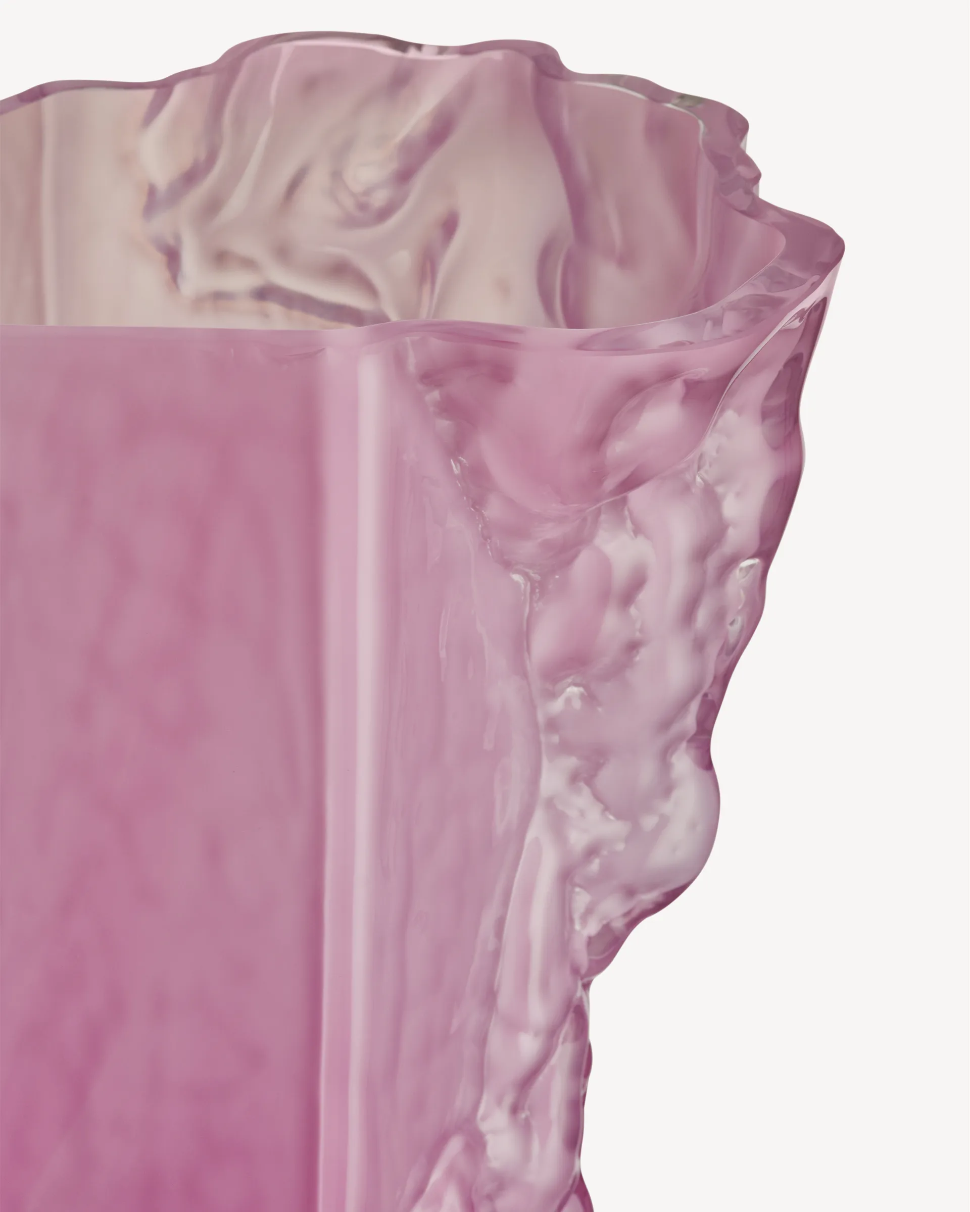 Rocky Baroque maljakko 35 cm, Cool pink Kosta Boda