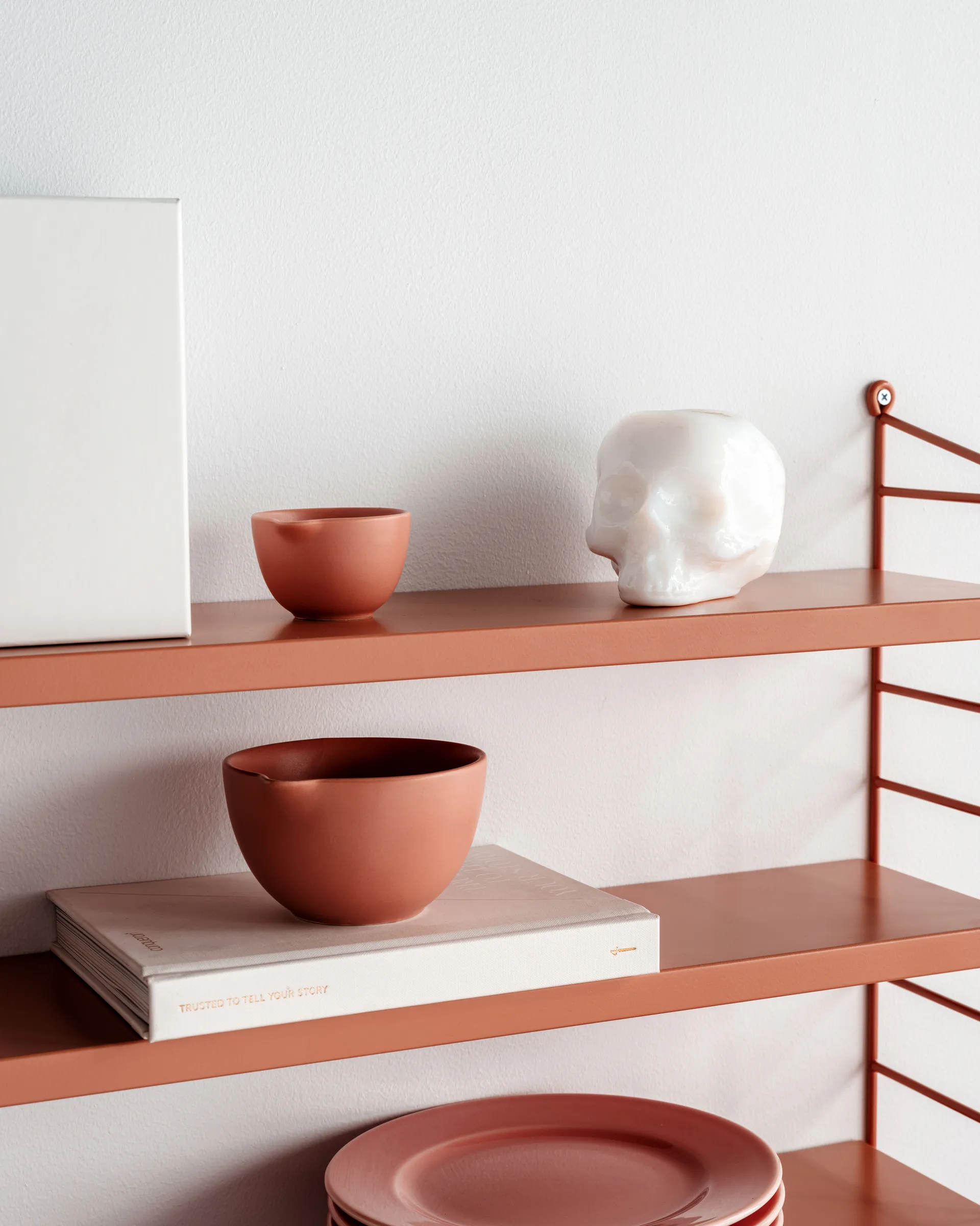 Skull kynttilälyhty 8,5 cm, Valkoinen Kosta Boda