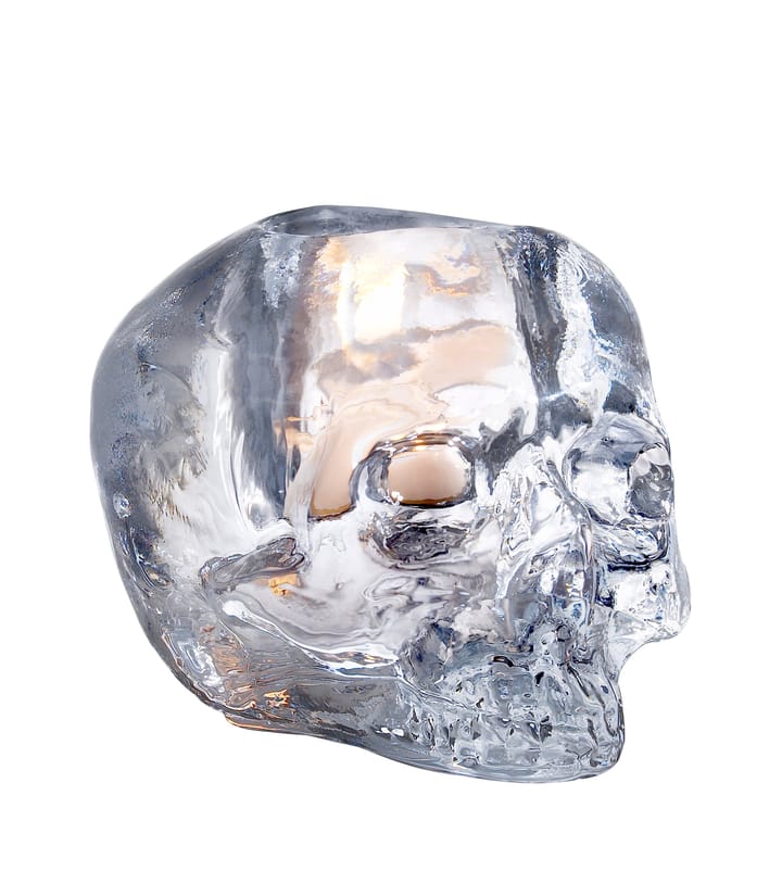 Skull kynttilälyhty - kirkas lasi - Kosta Boda