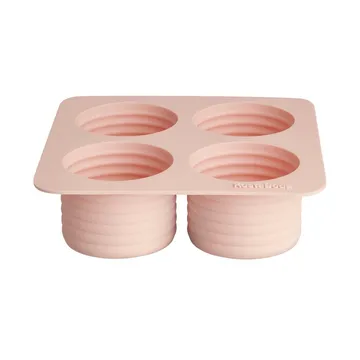 Viva jääpalamuotti 4 lokeroa 13 cl - Puuteriroosa - Kosta Boda