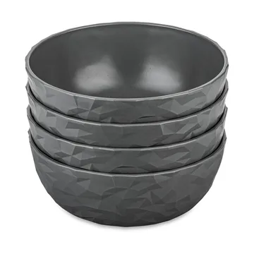 Club kulho Ø16,2 cm 4-pack biokierrätysmuovi - Nature ash grey - Koziol