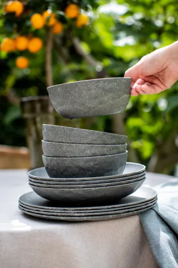 Club kulho Ø16,2 cm 4-pack biokierrätysmuovi - Nature ash grey - Koziol