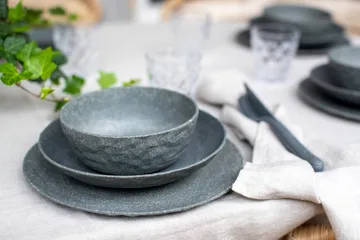 Club kulho Ø16,2 cm 4-pack biokierrätysmuovi - Nature ash grey - Koziol