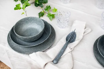 Club kulho Ø16,2 cm 4-pack biokierrätysmuovi - Nature ash grey - Koziol