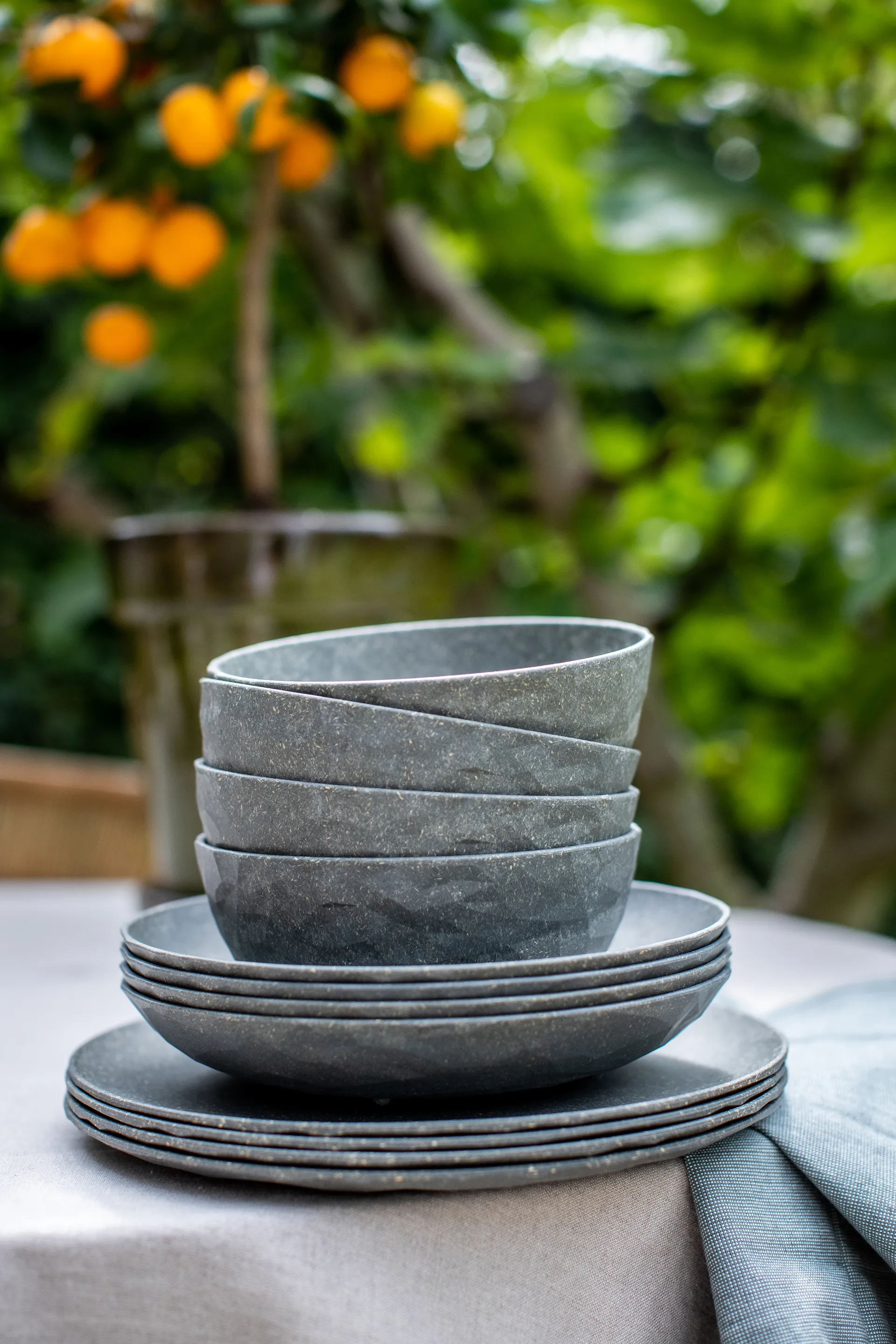 Club kulho Ø16,2 cm 4-pack biokierrätysmuovi, Nature ash grey Koziol