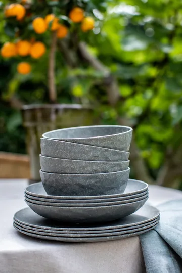 Club kulho Ø16,2 cm 4-pack biokierrätysmuovi - Nature ash grey - Koziol