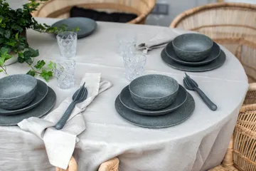 Club kulho Ø16,2 cm 4-pack biokierrätysmuovi - Nature ash grey - Koziol