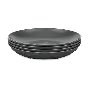 Club syvä lautanen Ø22 cm 4-pack biokierrätysmuovi - Nature ash grey - Koziol