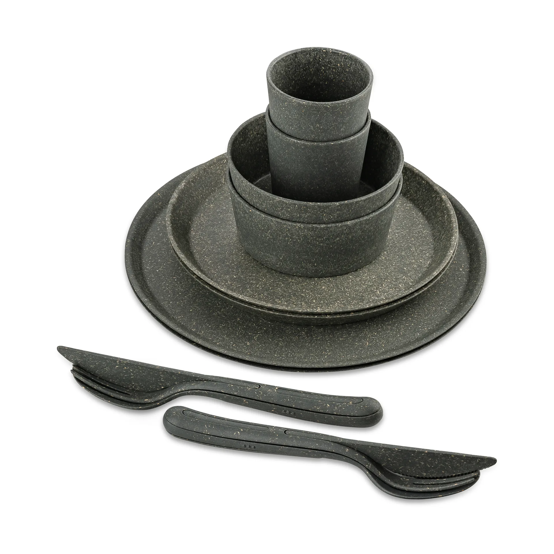 Connect Helsinki -astiasto 10 osaa, Nature ash grey Koziol