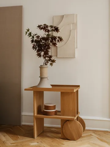 Axis sivupöytä 42×80 cm - Lämmin lakattu tammi - Kristina Dam Studio