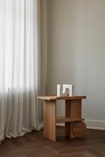 Axis sivupöytä 42×80 cm - Lämmin lakattu tammi - Kristina Dam Studio