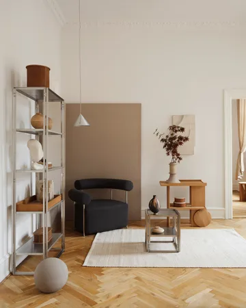 Axis sivupöytä 42×80 cm - Lämmin lakattu tammi - Kristina Dam Studio