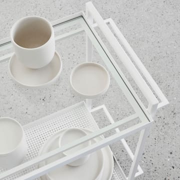 Bauhaus tarjoiluvaunu - White - Kristina Dam Studio