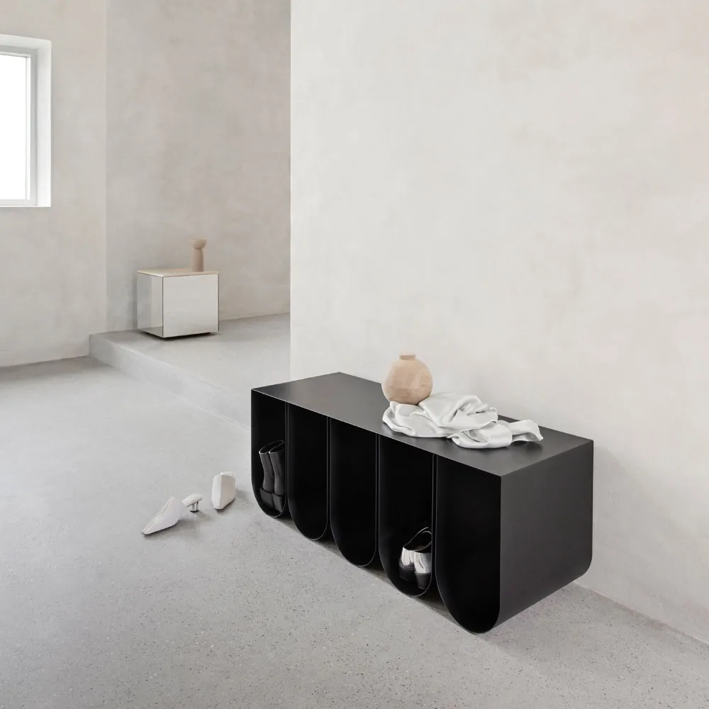 Curved penkki, Beige Kristina Dam Studio