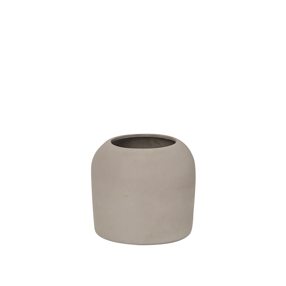 Kristina Dam Studio Dome maljakko Grey engobe, xs | Skandinaavinen Sisustus | Maljakot | Harmaa