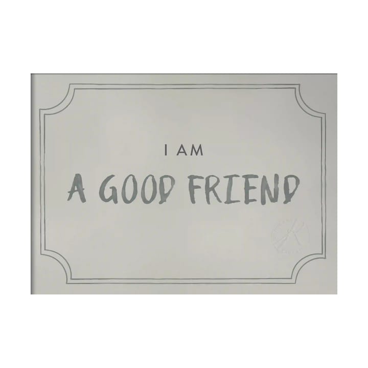 Good friend diplomi juliste 21x30 cm - Dusty mint - Kunskapstavlan®