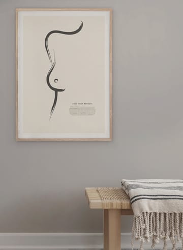 The alphabet watercolour juliste - 30x40 cm - Kunskapstavlan®