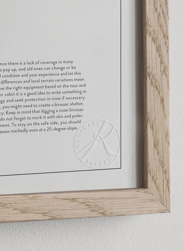 The alphabet watercolour juliste - 30x40 cm - Kunskapstavlan®