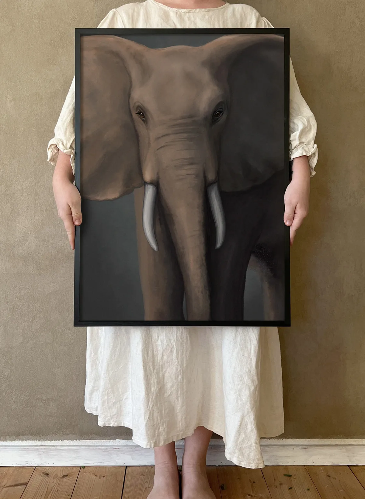 The alphabet watercolour juliste, 50x70 cm Kunskapstavlan®