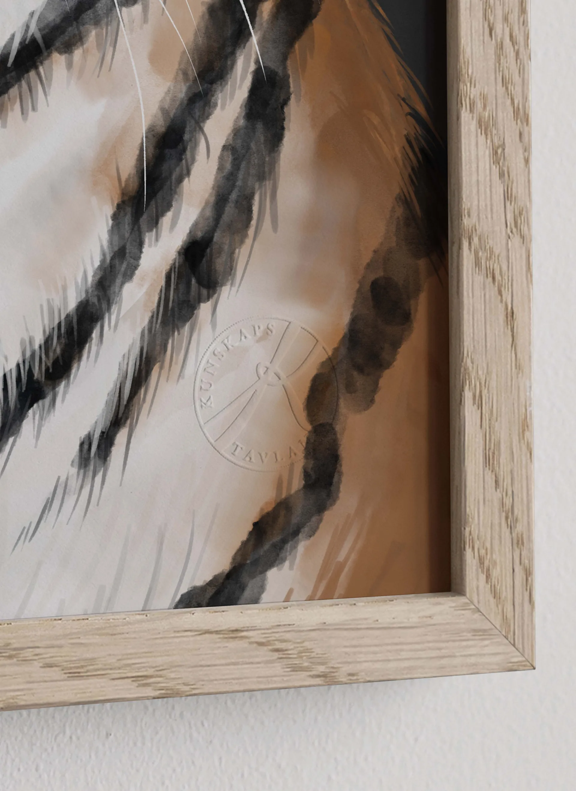 The alphabet watercolour juliste, 50x70 cm Kunskapstavlan®