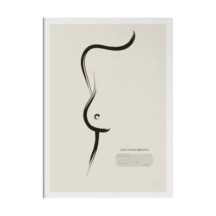 The alphabet watercolour juliste - 50x70 cm - Kunskapstavlan®