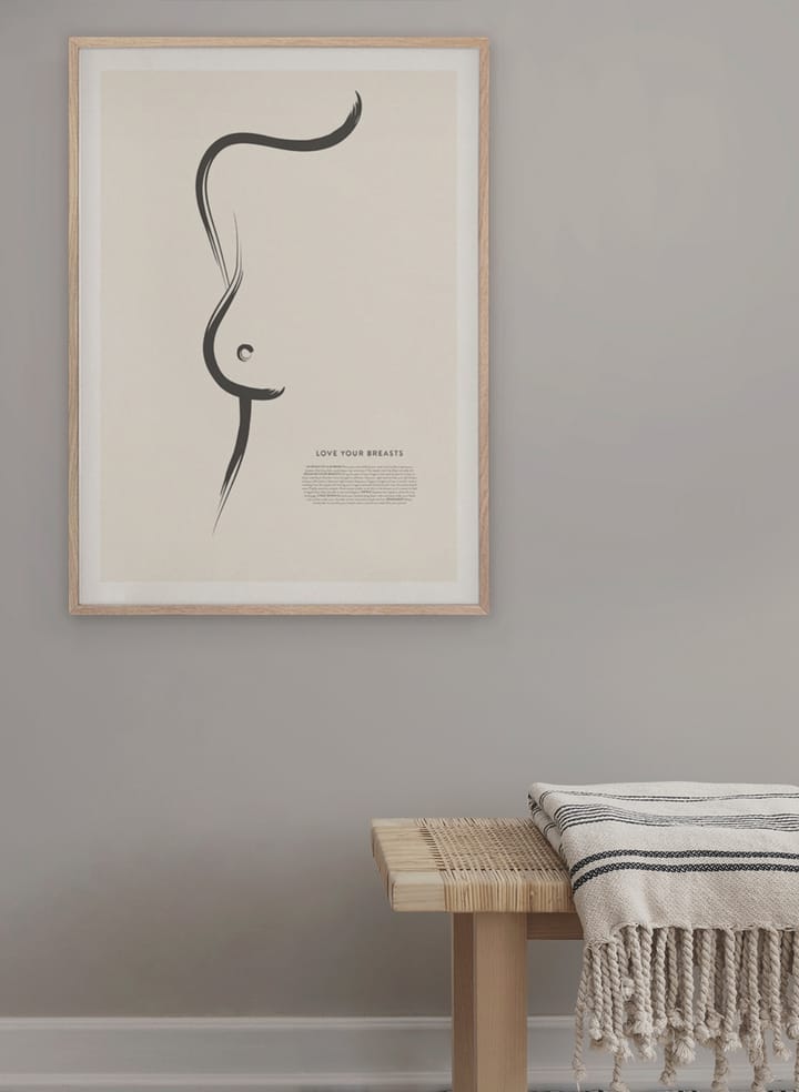 The alphabet watercolour juliste, 50x70 cm Kunskapstavlan®