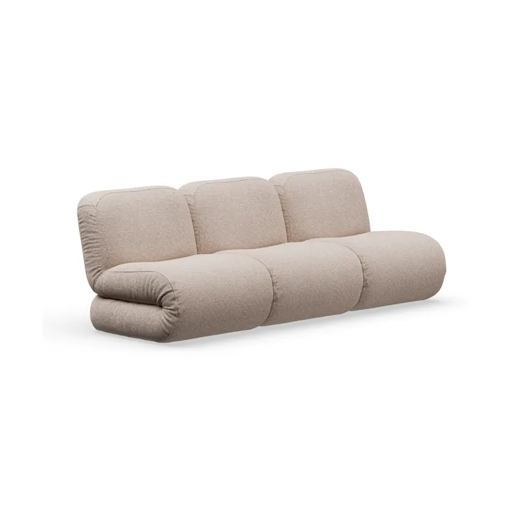 BAU sohva 3-istuttava, Zero beige - Lammhults