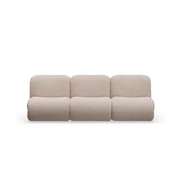BAU sohva 3-istuttava, Zero beige - Lammhults