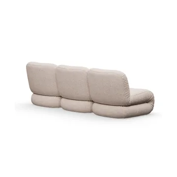 BAU sohva 3-istuttava, Zero beige - Lammhults
