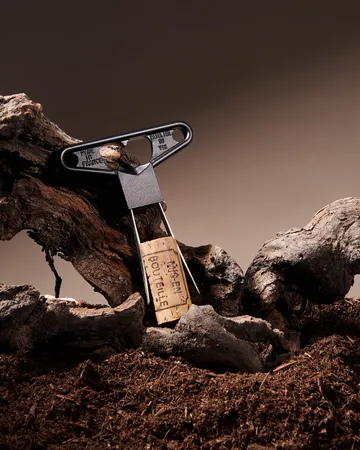 L'Atelier Bilame korkkiruuvi - Musta - L'Atelier du Vin