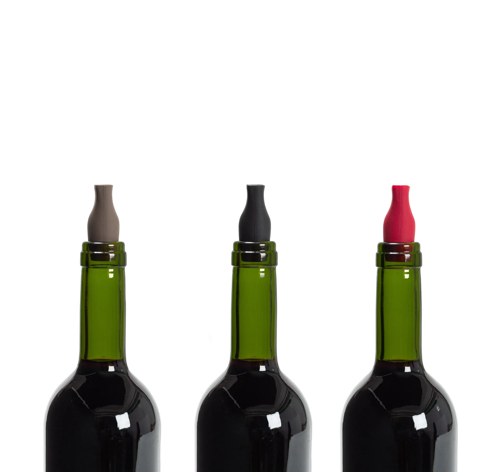 Le Bouchon Universel viinipullo suljin, Punainen-musta-ruskea L'Atelier du Vin