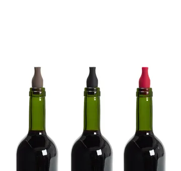 Le Bouchon Universel viinipullo suljin - Punainen-musta-ruskea - L'Atelier du Vin