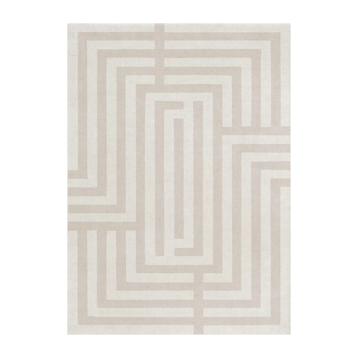 60S Geo Letters -matto - Oatmeal, 180 x 270 cm - Layered
