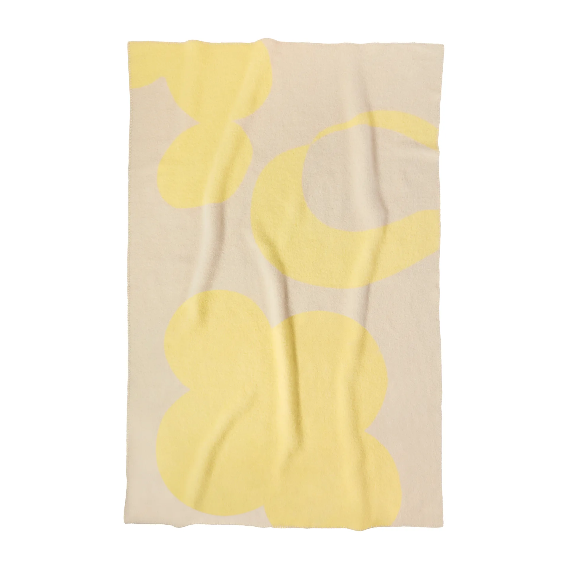 Anemone villahuopa 130 x 200 cm, Beige-yellow Layered