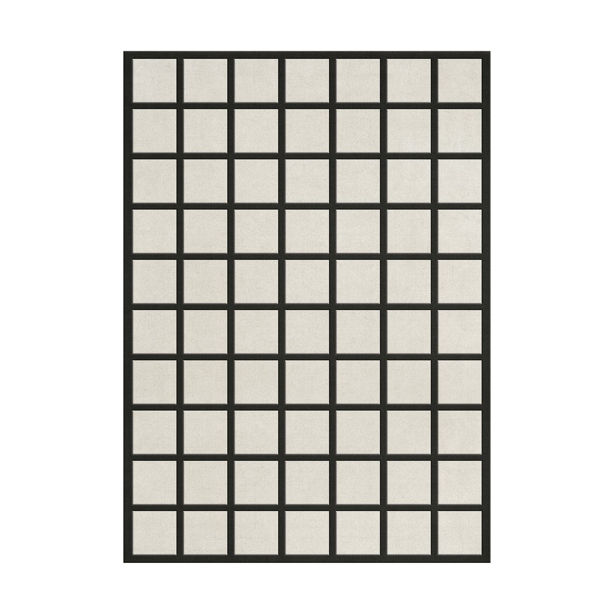 Layered Avenue Checked Bone -villamatto Bone White, 200x300 cm