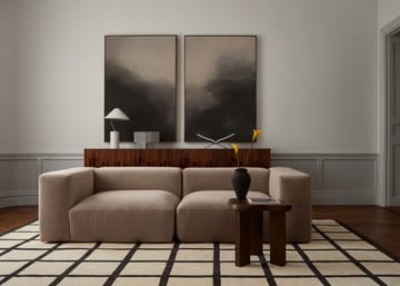 Avenue Checked Bone -villamatto - Bone White, 200x300 cm - Layered