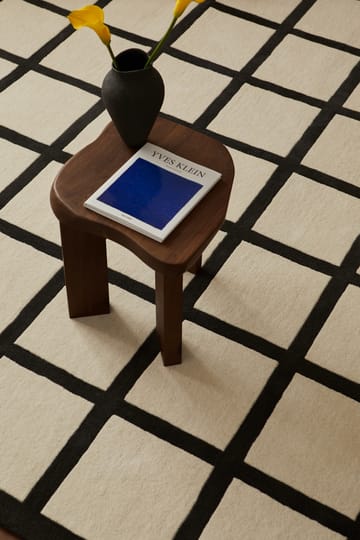 Avenue Checked Bone -villamatto - White, 250 x 350 cm - Layered