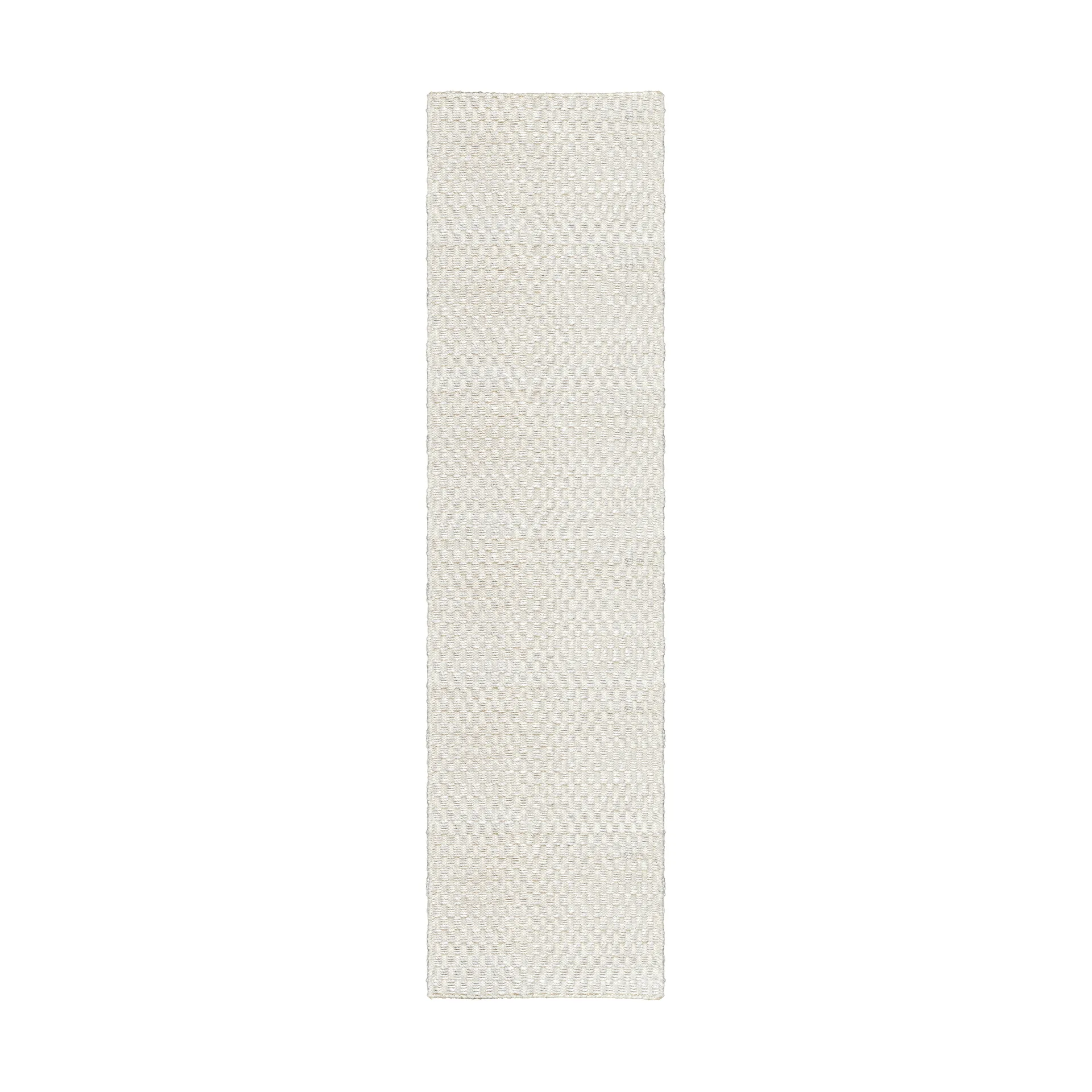 Barley juuttimatto, Bone white, 75x240 cm Layered