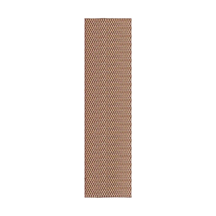 Barley juuttimatto - Burgundy, 75x240 cm - Layered