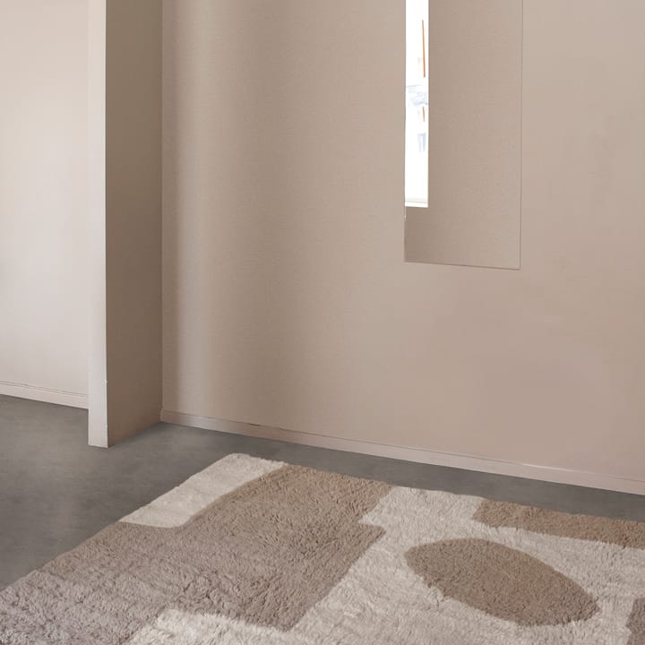 Bird in Space -matto 180x270 cm, Valkoinen-ruskea-beige Layered