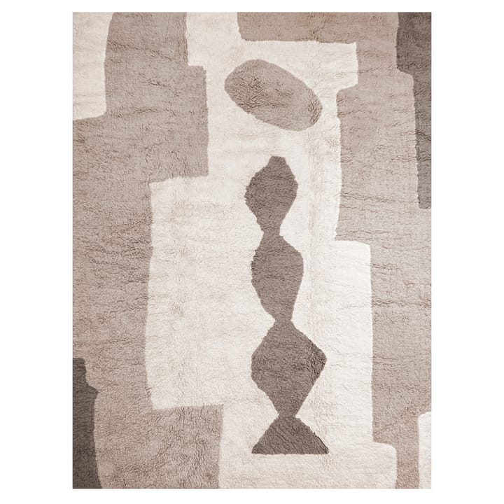 Bird in Space -matto 250x350 cm, Valkoinen-ruskea-beige Layered