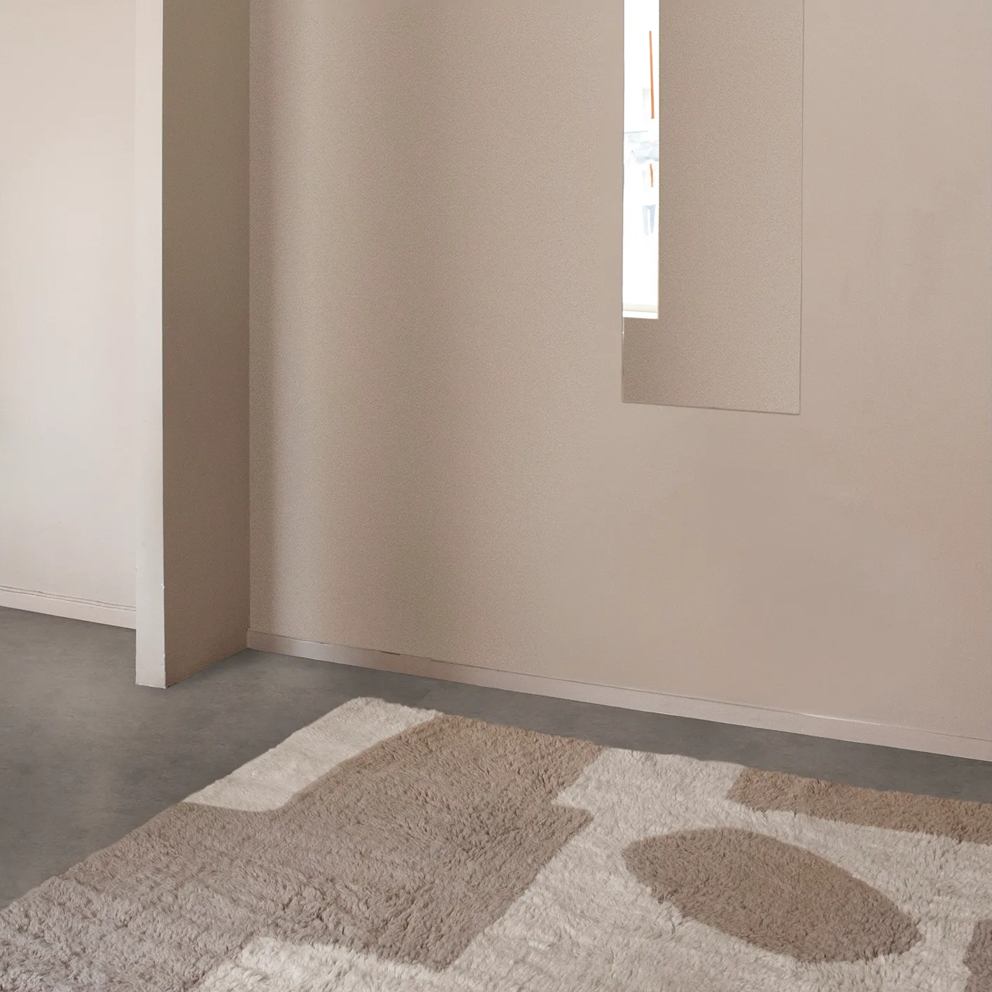 Bird in Space -matto 250x350 cm, Valkoinen-ruskea-beige Layered