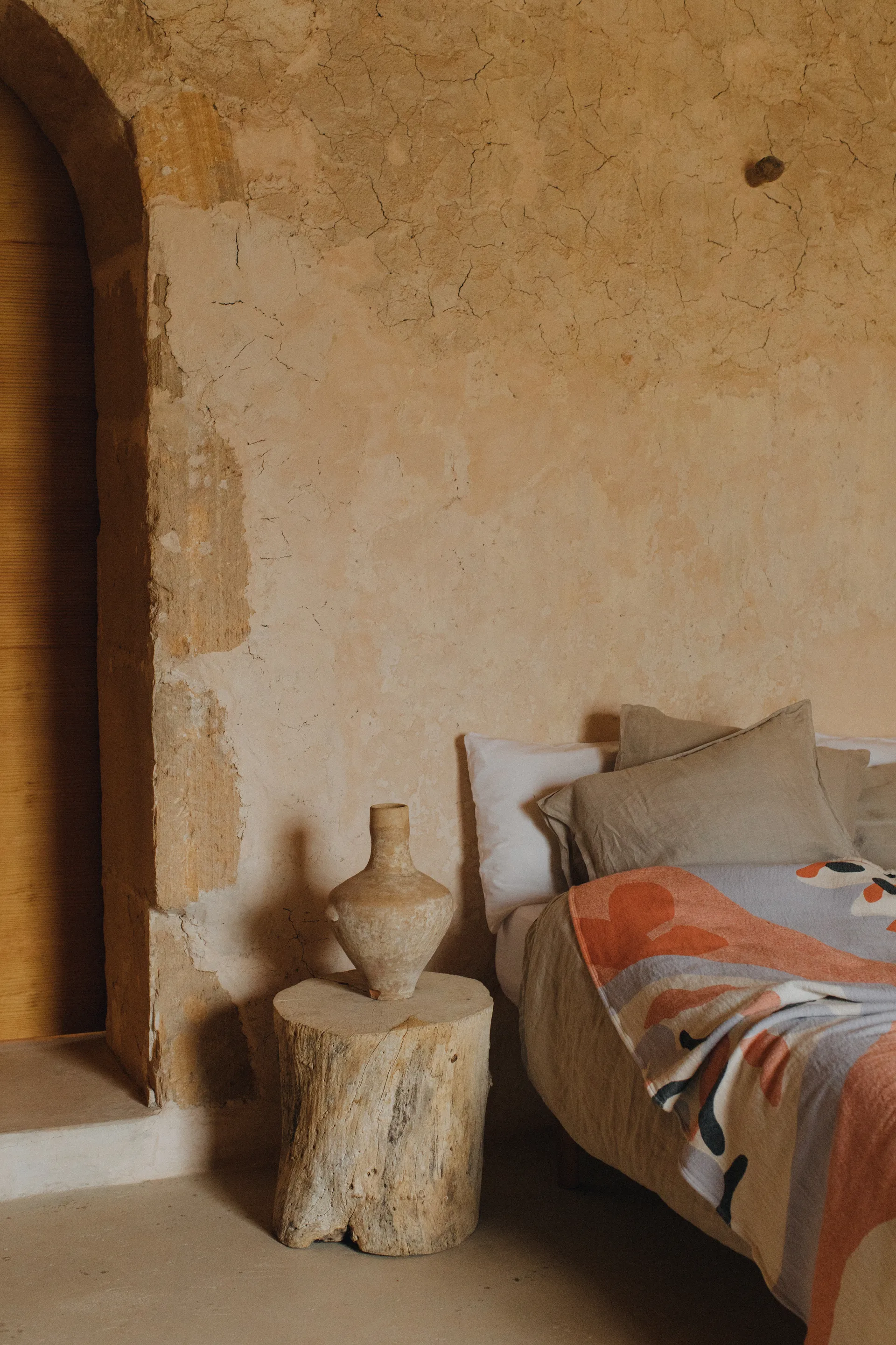 Boqueron puuvillahuopa 130 x 220 cm, Punainen Layered