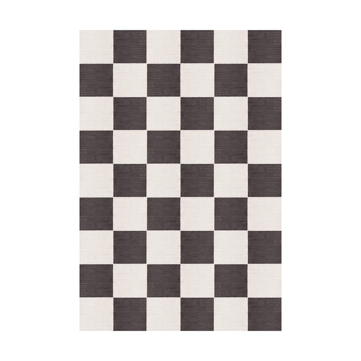 Chess villamatto - Black and white, 140x200 cm - Layered