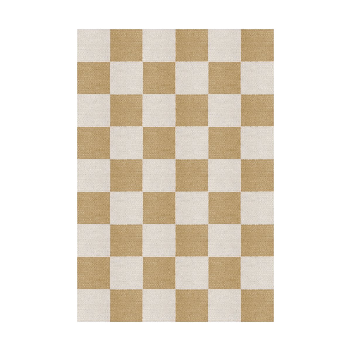 Layered Chess villamatto Harvest Yellow 140×200 cm